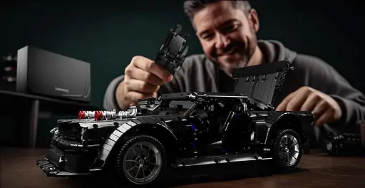 Конструктор Nifeliz Автомобіль Muscle Car "HOONIKEN" (NF10210) - фото 8