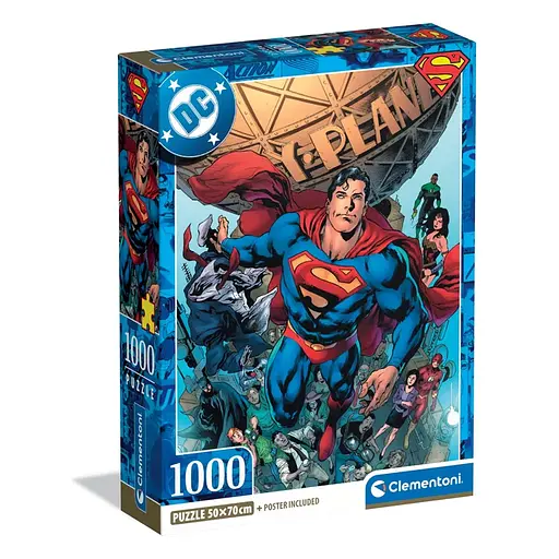Пазл Супермен DC (Superman)- 1000 шт Clementoni 37505