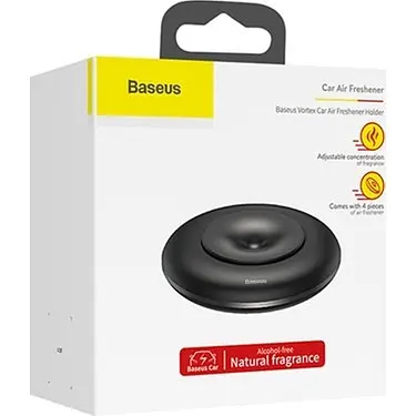Автомобільний освіжувач повітря Baseus Vortex Car Air Freshener Holder Black - фото 2