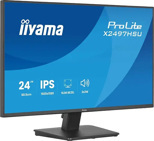 Монітор Iiyama 23.8" X2497HSU-B1 FHD IPS 120Hz (X2497HSU-B1) - фото 2