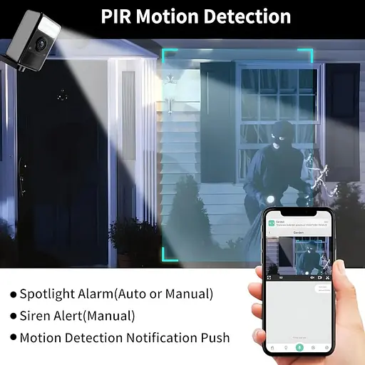 IP відеокамера SJCAM S1, JPG, 4M, 2.4GHz, LED + infrared, MP4 - фото 8
