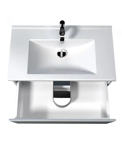 Тумба Мойдодир Палермо 80-U в ванну з умивальником SU-80 Білий - фото 7