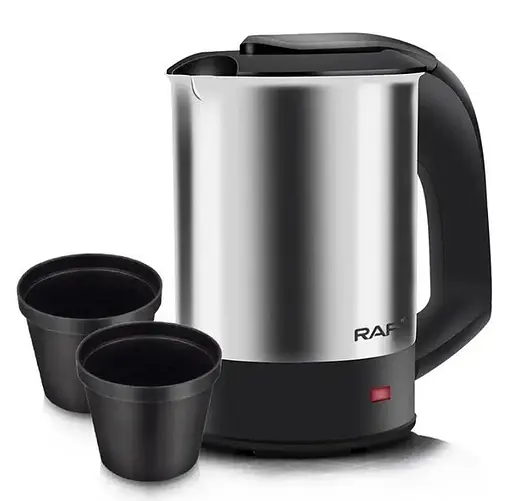 Электрочайник дорожный RAF R.7887 0.5 л. 2 чашками 1000 Вт. - фото 1