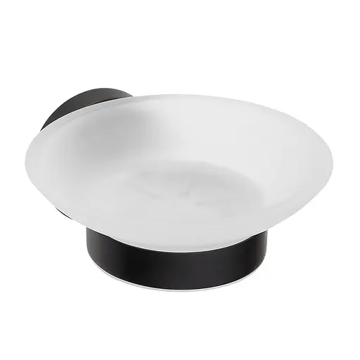 Мыльница Bemeta Dark стеклянная 104108040, Белый - фото 1