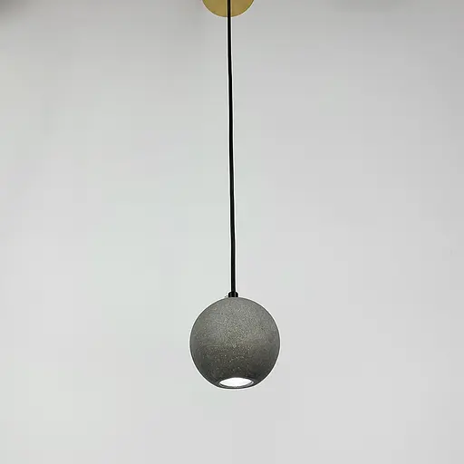 Підвіс MOON CONCRETE у вигляді сірої бетонної кулі Line.F MJ 169-100 GR - фото 3