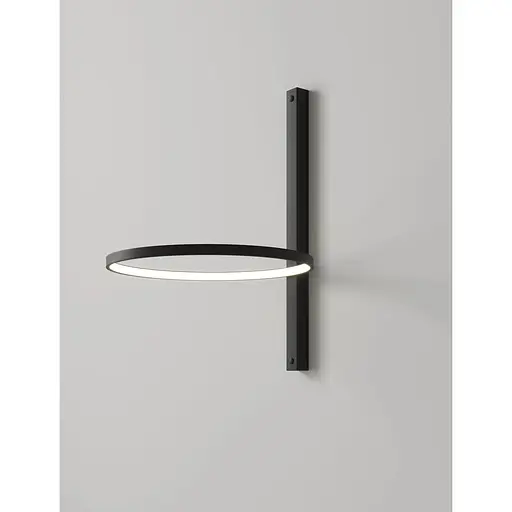 Настінне бра Babich Studio Ring B Black (RAL 9005) - фото 1