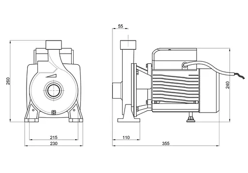 Насос поверхностный центробежный Thermo Alliance CPm190/1 - фото 4