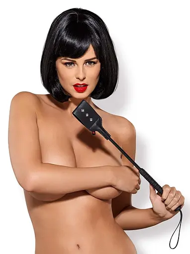 Стек еротичний Obsessive Gretia 42 см чорний - фото 2