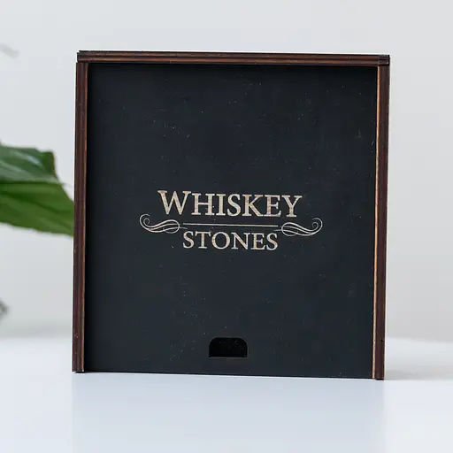 Сталеві кубики для віскі в дерев'яній коробці. 6 кубиків  - фото 3