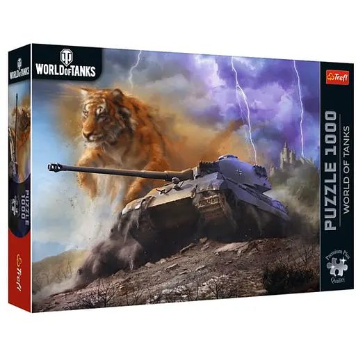 Пазл Trefl Тигр II World of Tanks 1000 ел. (12089) - фото 1