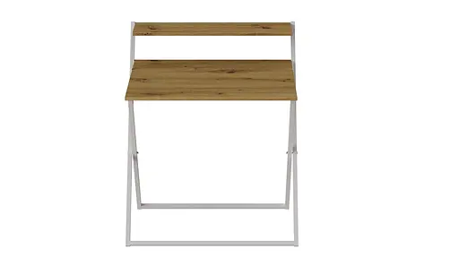 Стол трансформер Компакт 4 750x790x720 Белый металл ДСП Дуб Артизан 16 мм FRD-104702 - фото 3