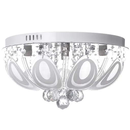 Люстра Brille торт стельова з пультом LED E14 60W RGB WH (BCL-652S/4)