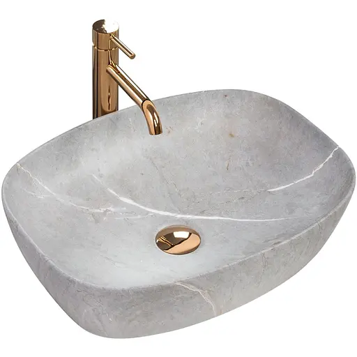 Умивальник Rea Freja grey накладний REA-U6648, Сірий - фото 1