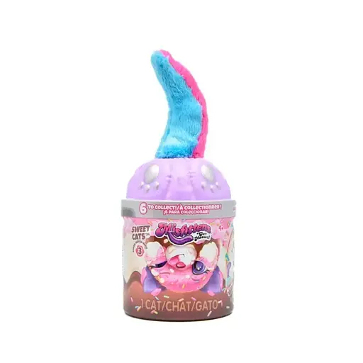 Мягкая игрушка MISFITTENS MINI W3 – КОТИК В БАНКЕ (в ассортименте)