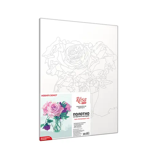 Полотно на картоне с контуром Rosa Start Натюрморт №35 30х40 хлопок акрил - фото 5