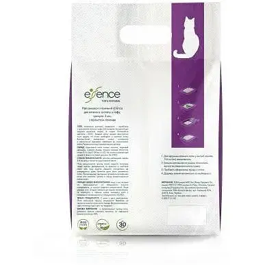Наполнитель для кошачьего туалета Essence из тофа с ароматом лаванды 6 л - фото 4
