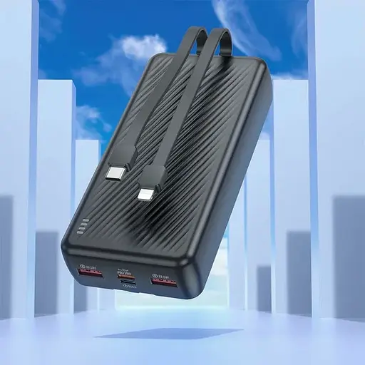 Портативна батарея Power Bank Borofone BJ57A 20000mAh Graceful 22.5W+PD20W (Чорний) - фото 4