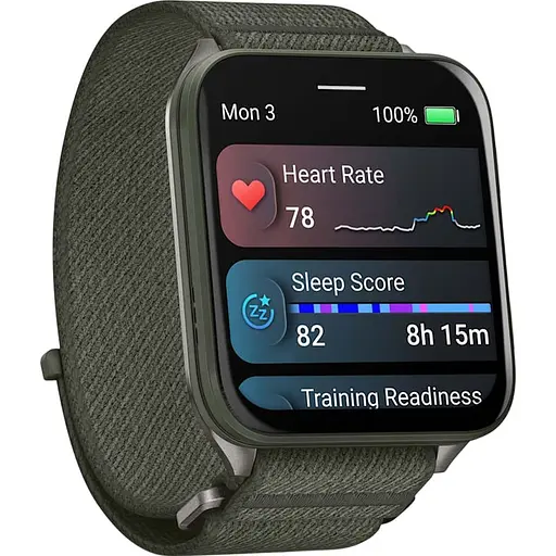 Смарт-часы Garmin Venu X1 Moss with Titanium Caseback and Moss ComfortFit Nylon Band (010-02980-01) [138713] - фото 2