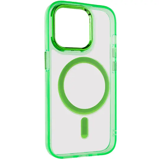 Чохол Epik TPU Iris with MagSafe для Apple iPhone 13 Pro Max 6.7 Салатовий - фото 2