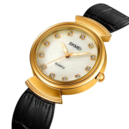 Наручний годинник жіночий 2165GDWTBK Gold-White-Black Skmei acs0030212 - фото 2