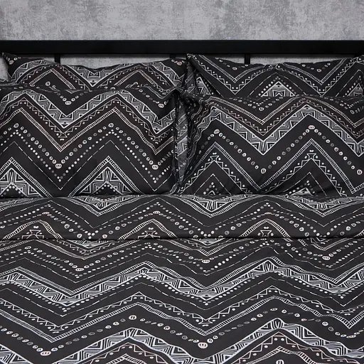 Комплект постельного белья Moon&Star Микросатин Premium Geometric Grace King Size 220x240 наволочки 2х50х70 - фото 7