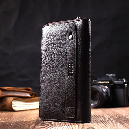 Шкіряна чоловіча сумка Bond 21х11,5х2 см sum0023568 - фото 6