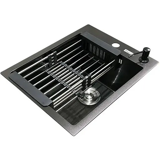 Кухонная мойка Romzha Arta U-350S BL - фото 5