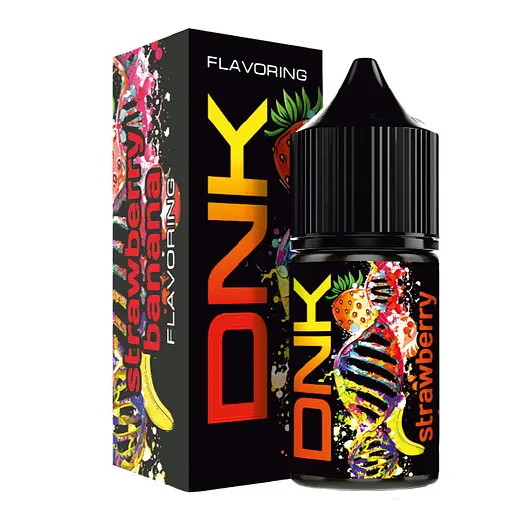 Набор компонентов для самозамеса солевой заправки DNK 30 мл Strawberry Banana Клубника Банан, 0-50 мг (18159)