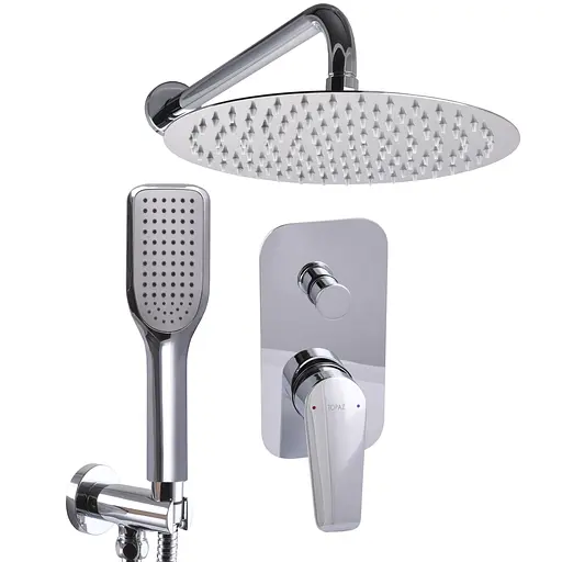 Душова система Topaz Capri TCA-15205-H43 D35, Хром - фото 2