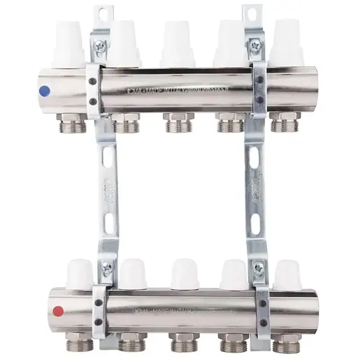 Колектор Icma 1" 5 виходів без витратоомера NoK005 - фото 1