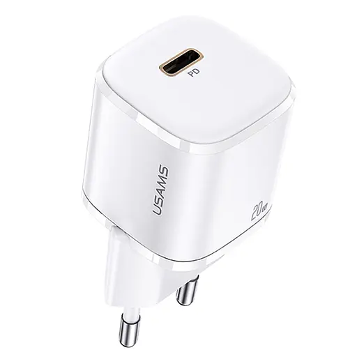 МЗП Usams US-CC124 T36 20W Super Si (1USB-C) Білий