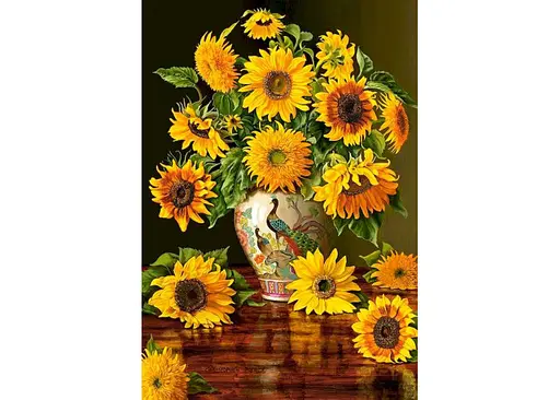 Пазл Castorland Подсолнухи в весах 1000 эл. (C-103843) - фото 2