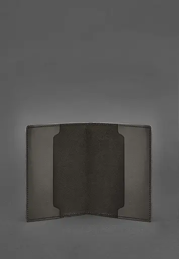 Кожаная обложка для удостоверения офицера 9.0 темно-коричневая - фото 3