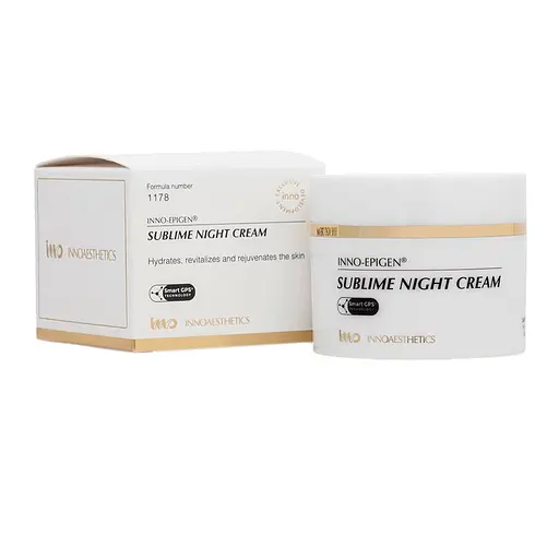 Ночной крем EPIGEN SUBLIME NIGHT CREAM для сухой кожи с заметными признаками старения Innoaesthetics 50 мл - фото 1