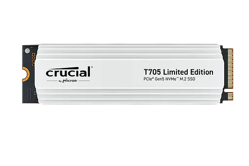 SSD M.2 накопичувач Crucial T705 2TB Limited Edition White Heatsink (CT2000T705SSD5A)