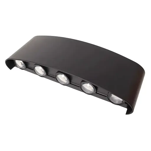 Підсвічування Brille AL-264/10х1W NW LED IP65 BK