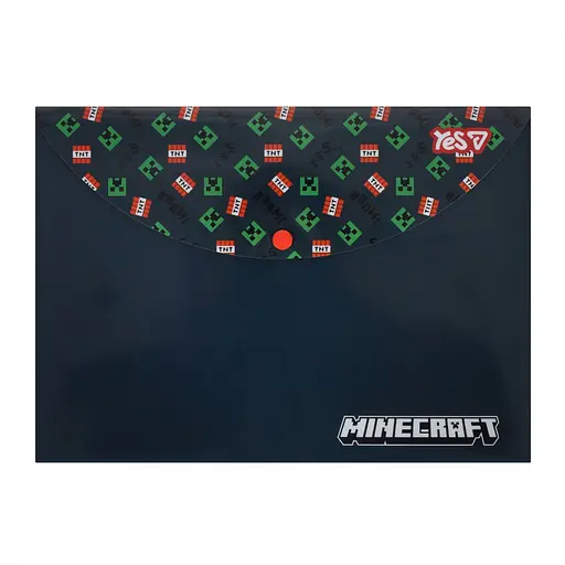 Папка – конверт Yes А4 на кнопке Minecraft TNT (492335)