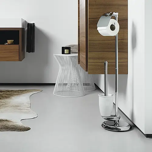 Держатель для туалетной бумаги со щеткой DARWIN (10.05413) - фото 2