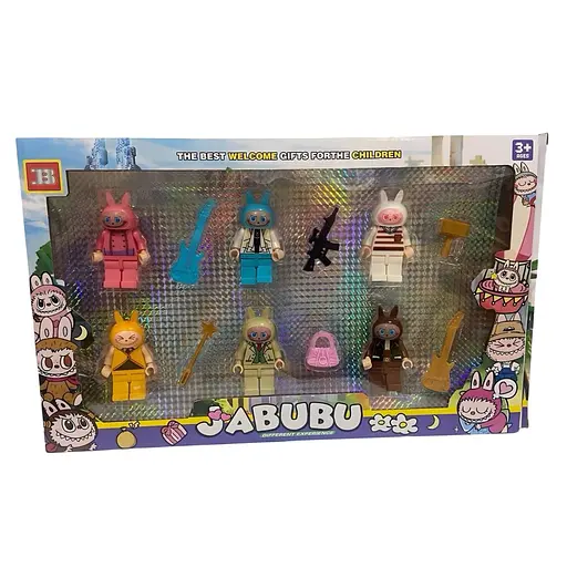 Коллекционный набор игровых фигурок «Лабубу», 6 персонажей. - фото 4