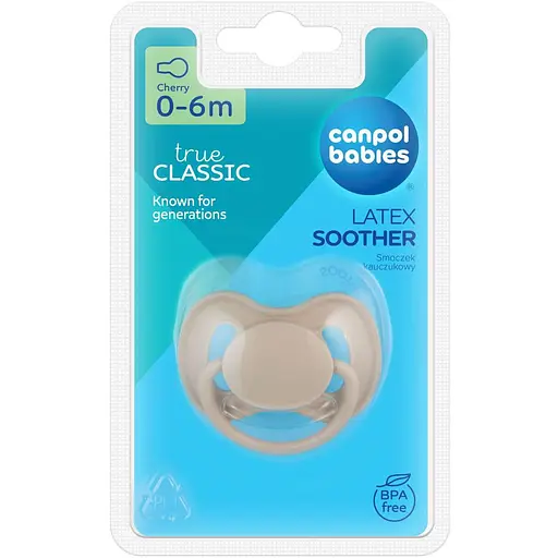 Пустышка Canpol babies Nude латексная круглая 0-6 мес. в ассортименте (23/223_ru) - фото 8