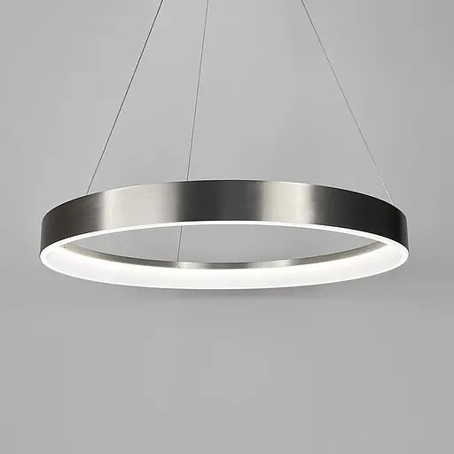 Сучасна кільцева люстра в сатиновому каркасі Ø 60 см | Арт. MJ262-600 Carmine | Line F - фото 2