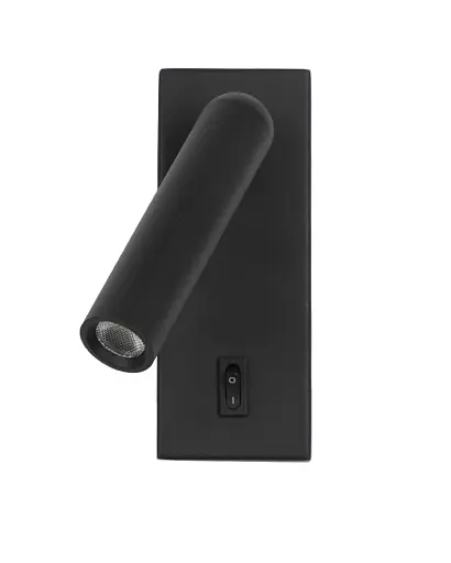 Бра, настінний світильник Italux WL-46376-1-BK Nova LED 1x2.5W 3000K 153Lm IP20 чорний - фото 1