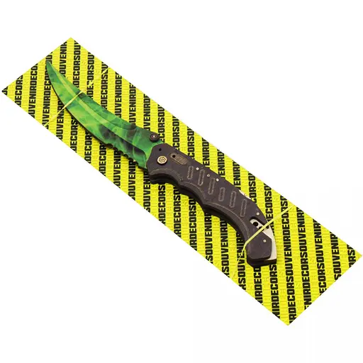 Нож раскладной "FLIP (Emerald)" FLI-E Сувенир-декор, на листе (4820242360139) - фото 3