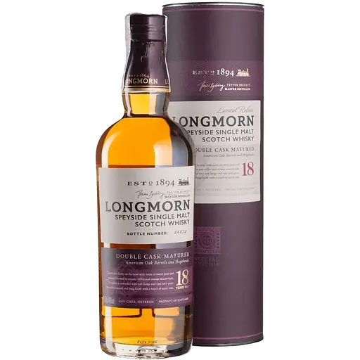 Виски Longmorn 18 yo Speyside Single Malt Scotch Whisky 48% 0.7 л (828594)