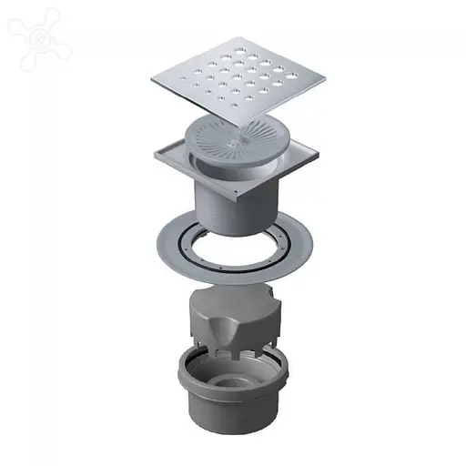 Трап для душа Pestan Confluo Vertical Drops 15x15 см 30412 - фото 3