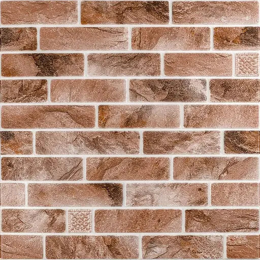 Панель стеновая 670х680х4мм Клинкер песчано-коричневый (D) SW-00002004 - фото 1