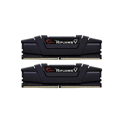 Память для настольных компьютеров G.Skill 32 ГБ (2x16 ГБ) DDR4 3600 МГц Ripjaws V Classic Black (F4-3600C18D-32GVK) - фото 1