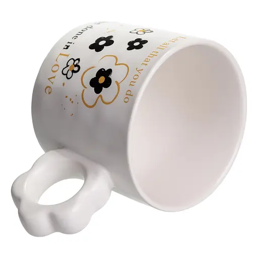 Чашка фарфоровая Be done in Love 250 мл FM-14A - фото 4