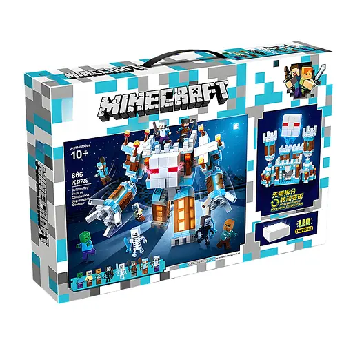 Конструктор Minecraft Cніжний голем з LED-підсвіткою на 866 деталей (6655)