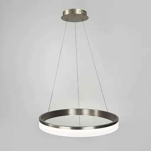 Підвісна кільцева люстра в сатиновому каркасі Ø 60 см | Арт. MJ261-600 Carmine | Line F - фото 2